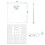 Brodzik kwadratowy 90x90 Magnum Grey Rea (REA-K4106)