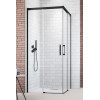 Kabina prysznicowa 80x80 Idea 8 Black KDD Radaway (10370080-54-01L + 10370080-54-01R)
