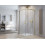 Kabina prysznicowa 70x70 Idea Brushed Gold KDD Radaway (387065-99-01L + 387065-99-01R)