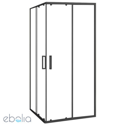 Kabina prysznicowa 80x80 City Black Rea (REA-K6448)