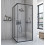 Kabina prysznicowa 80x80 City Black Rea (REA-K6448)