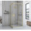 Kabina prysznicowa 90x90 City Gold Brush Rea (REA-K6443)