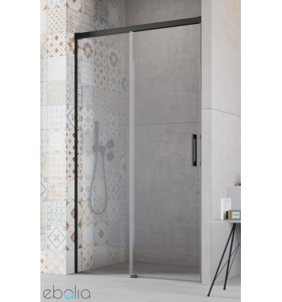 Drzwi prysznicowe 120 Lewe Idea 8 Black DWJ Radaway (10330620-54-01L + 10350553-01-01)