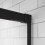 Drzwi prysznicowe 130 Lewe Idea 8 Black DWJ Radaway (10330670-54-01L + 10350603-01-01)