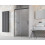 Drzwi prysznicowe 150 Lewe Idea 8 Black DWJ Radaway (10330770-54-01L + 10350703-01-01)