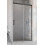 Drzwi prysznicowe 160 Prawe Idea 8 Black DWJ Radaway (10330820-54-01R + 10350753-01-01)