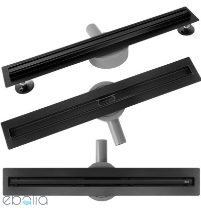 Odpływ liniowy 60 Neox Slim Pro czarny Rea (REA-G2700)