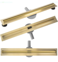 Odpływ liniowy 60 Neox Slim Pro złoty Rea (REA-G2717)
