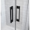Drzwi prysznicowe 200 Idea 8 Black DWD Radaway (10380535-54-01 + 10390468-01-01)