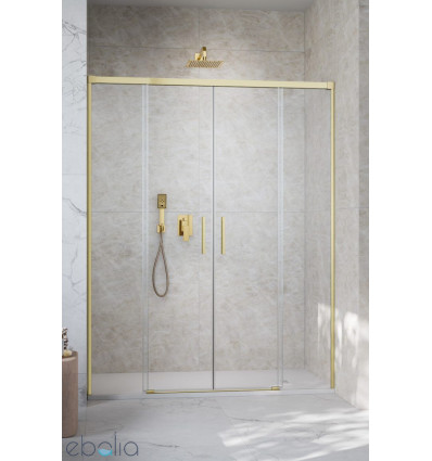 Drzwi prysznicowe 200 Idea 8 Brushed Gold DWD Radaway (10380535-99-01 + 10390468-01-01)