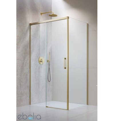Kabina prysznicowa 100x70 Idea Brushed Gold KDJ Radaway (387040-99-01L + 387048-99-01R))