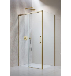 Kabina prysznicowa 100x70 Idea Brushed Gold KDJ Radaway (387040-99-01L + 387048-99-01R))