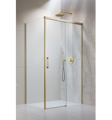 Kabina prysznicowa 100x70 Idea Brushed Gold KDJ Radaway (387040-99-01R + 387048-99-01L)