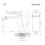 Bateria bidetowa czarna Trino Corsan (CMB7131BL)