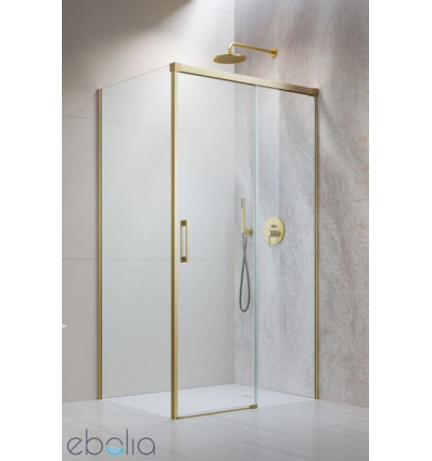 Kabina prysznicowa 100x70 Idea Brushed Gold KDJ Radaway (387040-99-01R + 387048-99-01L)