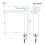 Bateria umywalkowa wysoka chrom Trino Corsan (CMB7112CH)