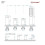 Bateria wannowa 4-otworowa chrom Trino Corsan (CMB7142CH)