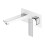 Bateria umywalkowa podtynkowa Parma chrom/biały Omnires (PM7415CRB)