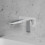 Bateria umywalkowa podtynkowa Parma chrom/biały Omnires (PM7415CRB)