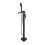 Bateria wannowa wolnostojąca Parma grafit Omnires (PM7433GR)