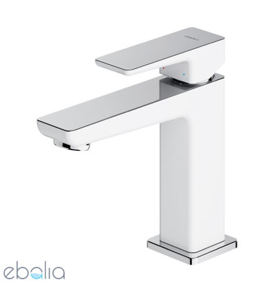 Bateria umywalkowa Parma chrom/biały Omnires (PM7410CRB)