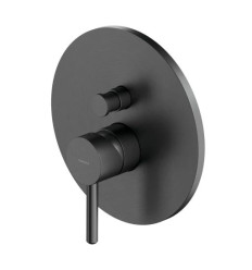 Bateria prysznicowo-wannowa podtynkowa Y grafit Omnires (Y1235GR)