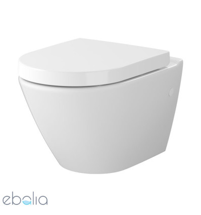 Miska zawieszana Mesto Oval z deską duroplast Cersanit (K701-791)