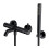 Bateria wannowa z zestawem prysznicowym Y czarny Omnires (Y1231BL)