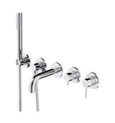 Bateria wannowa 5-otworowa podtynkowa Y chrom Omnires (Y1237/1SCR)