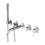 Bateria wannowa 5-otworowa podtynkowa Y chrom Omnires (Y1237/1CR)
