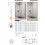 Kabina walk-in 120x80 New Modus White New Trendy (EXK-2286)