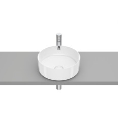 Umywalka nablatowa 37 cienkościenna Round FINECERAMIC Inspira Roca (A327523000)