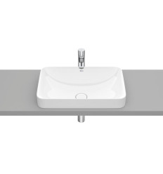Umywalka blatowa 55 cienkościenna Square FINECERAMIC Inspira Roca (A327534000)