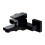 Bateria wannowa natynkowa czarny mat Parma Omnires (PM7430BL)