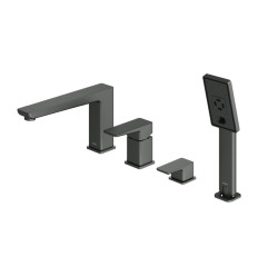 Bateria wannowa 4-otworowa Parma grafit Omnires (PM7432GR)
