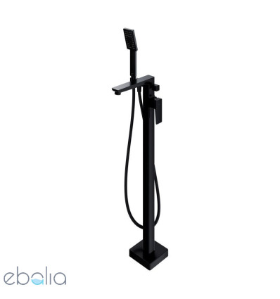 Bateria wannowa wolnostojąca czarny mat Parma Omnires (PM7433BL)