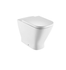 Miska stojąca Rimless przyścienna o/podwójny Gap Roca (A347737000)