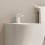Bateria bidetowa Parma chrom/biały Omnires (PM7420CRB)