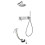 System wannowy podtynkowy Y Goclick chrom Omnires (SYSY32GCCR)