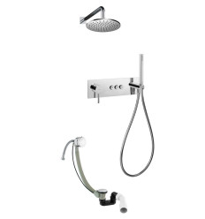 System wannowy podtynkowy Y Goclick chrom Omnires (SYSY32GCCR)