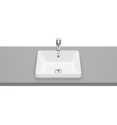SQUARE - Umywalka blatowa prostokątna, z przelewem Gap Roca (A3270Y7000)