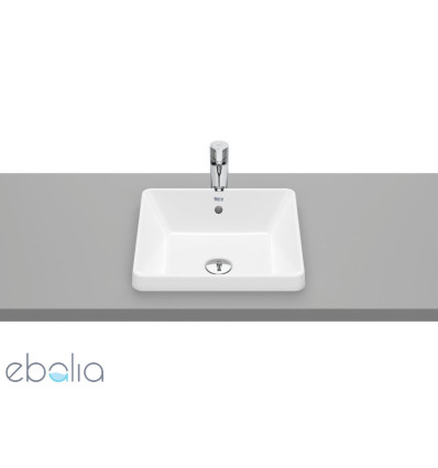 SQUARE - Umywalka blatowa prostokątna, z przelewem Gap Roca (A3270Y7000)