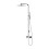 System prysznicowy natynkowy chrom Parma Omnires (PM7444CR)