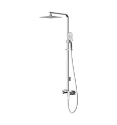 System prysznicowy natynkowy chrom Parma Omnires (PM7444CR)