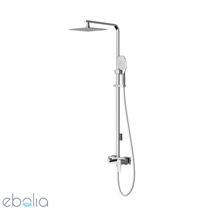 System prysznicowy natynkowy chrom Parma Omnires (PM7444CR)