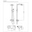 System prysznicowy natynkowy chrom Parma Omnires (PM7444CR)