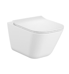 Miska podwieszana WC Gap Square Rimless z deską wolnoopadającą ULTRASLIM Roca (A34H472000)