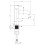 Bateria umywalkowa bianco Silia Deante (BQS A20M)