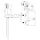 Bateria wannowa z zestawem prysznicowym bianco Silia Deante (BQS A11M)