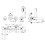 Bateria wannowa 4-otworowa podtynkowa bianco Silia Deante (BQS A18P)